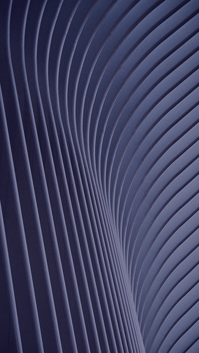 abstract navy curved walls